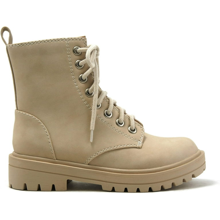Tan womens hotsell combat boots