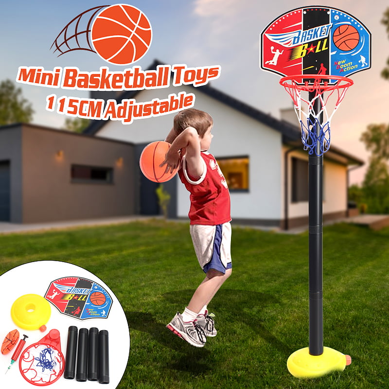 Kids Toy Basketball Hoop Toys Indoor Outdoor Adjustable Mini Sports Play Ball