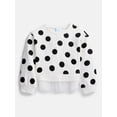 thumbnail image 2 of Wonder Nation Toddler Girls Crewneck and Flare Leggings, 2-Piece,Outfit Set, Sizes 12M-5T, 2 of 5