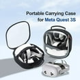 thumbnail image 3 of Hard Carrying Case for Meta Quest 3S/Quest 3/Quest 2, VR Gaming Headset and Touch Controllers Travel Case, Waterproof Shockproof Portable Bag with Mesh Pocket for Meta Accessories, 3 of 9