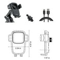 thumbnail image 4 of HOZVOMI Wireless Car Charger Mount for Center Console & Car Vent - 15W Fast Charging Phone Holder for Smartphones with Stable Suction Base, 4 of 9