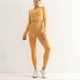 thumbnail image 4 of Conjunto Deportivo De Punto Sin Costuras, Traje Informal Chándal Que Absorbe La Humedad Bodycon 2 Piezas Levantamiento De Glúteos Para El Hogar Para Mujeres ANGGREK Otros, 4 of 5
