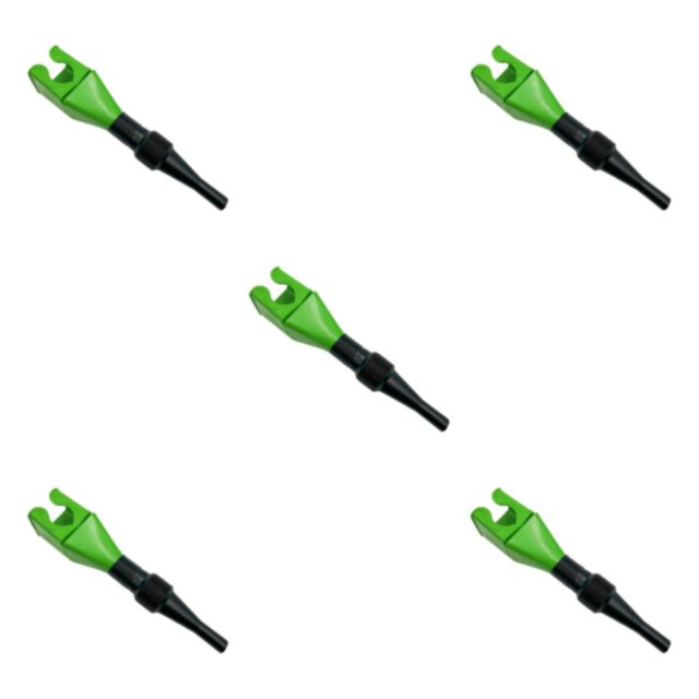 Justharion Flexible Entonnoir à Essence Entonnoirs Liquide Portable pour Vert 4.5cm 5Set