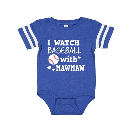 

Inktastic I Watch Baseball with My Mawmaw Gift Baby Boy or Baby Girl Bodysuit