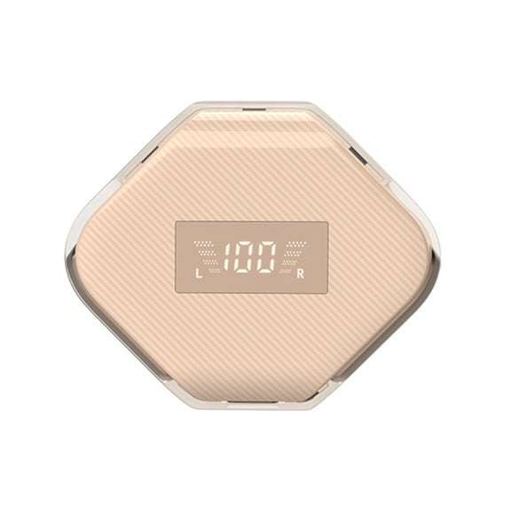 Electronic Item Clearance Deal! Kyusrd Bluetooth 5.3 In Ear Digital Display Call Noise Reduction High Capacity Battery Portable Transparent Spaceroom Wireless Earphones