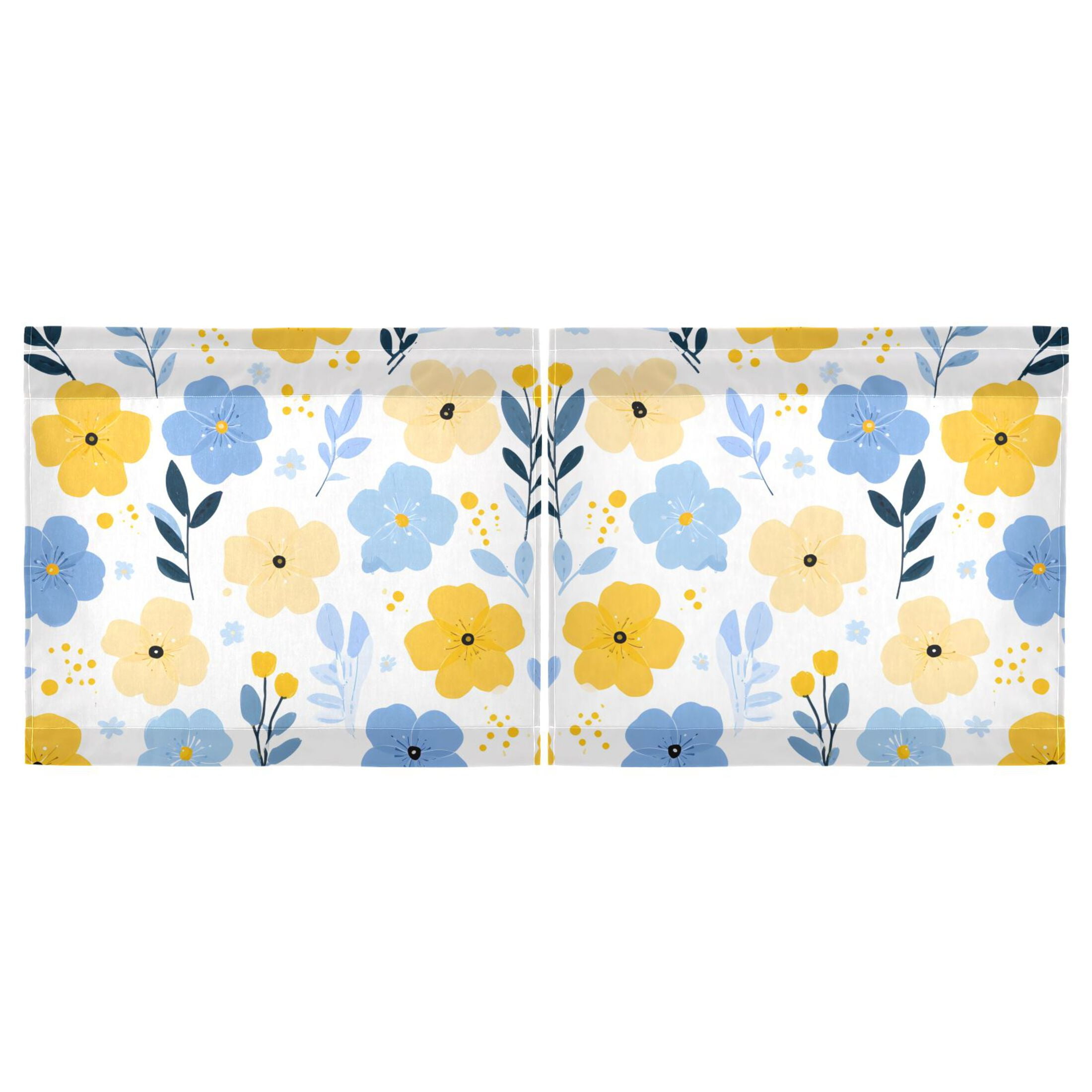 Linen Kitchen Curtains Beautiful Little Flower Tier Curtains Tier Kitchen Living Room Bedroom Balcony 2 Panels 27x36 Inch