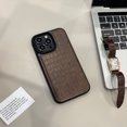 thumbnail image 1 of Retro Leather Texture Phone Case For iPhone15 14 13 12 11 Pro Max X XR XSMAX TPU Fall Prevention Cover New Products, 1 of 5