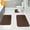 brown, variant on Tripumer 3 Pcs Navy Blue Memory Foam Bath Mat Set Bathroom Rugs Set U Shape Toilet Mats for Toilet Shower Sink