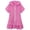 Pink, variant on Lovskoo Bathing Suit for Baby Girls Swim Cover Up Kids Swimsuit Coverup Zip-Up Beach Robe for 3-11 Years Baby Clothes Blue