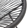thumbnail image 2 of Major Outdoor Hammock Weave Chair with Steel Frame, Set of 2, Black Finish, 2 of 11
