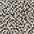 thumbnail image 3 of SAFAVIEH Studio Leather Evette Geometric Area Rug, Grey/Black, 4' x 6', 3 of 4