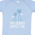 thumbnail image 4 of Inktastic My Poppy Loves Me Boys Giraffe Grandson Boys Baby Bodysuit, 4 of 5