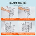 thumbnail image 4 of VEVOR 4 pack Plant Protector from Animals, 13.4'' x 13.4'' Chicken Wire Plant Protector, Plant Cages for Outdoor Plants, Flowers & Vegetables, Keeps Bunny Chicken Squirrels Out, 16pcs Metal Mesh, 4 of 9