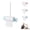 Blue, variant on Bird Shredding Toys – Parrot Rolling Paper Play Toy with Hanging Chain, Interactive Paper Roll Toy for Parakeet Cockatiel Budgie Lovebird