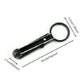 thumbnail image 2 of Magnifying Tweezers 10X Handheld Magnifier for Scientific Jewelry Inspection and Internal Hair Removal with Magnifying Glass for Precision Tasks and Illuminated Detail Work, 2 of 6