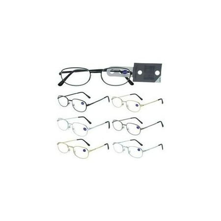 DDI 682888 2. 25 Power Metal Frame Reading Glasses Case Of 60