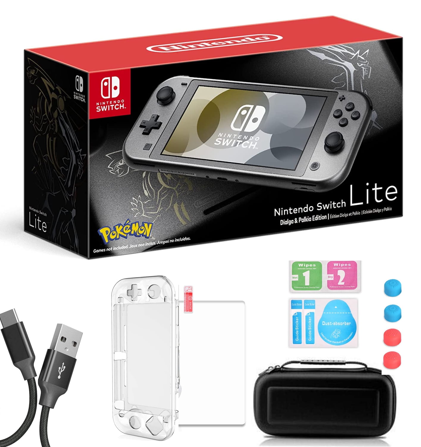 Nintendo Switch Lite Blue - 5.5" Touchscreen Display, Built-in Plus Control Pad, Speakers, 802.11ac WiFi, Bluetooth, Bundle with 9-in-1 Carrying Case - Walmart.com