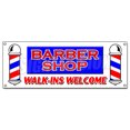 thumbnail image 1 of Barber Shop Walk-INS Welcome Banner Sign Men Women Coloring Manicure, 1 of 1