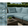 thumbnail image 7 of Soimoi 56 Inch Wide Waterproof Taffeta Fabric By 10 Yard | Blue Check Print | Outdoor Use for Furniture Covers, Umbrellas, Patio Decor & More, 7 of 7