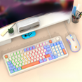 thumbnail image 1 of Teclado para juegos con cable, tacto mecánico, para deportes electrónicos, luminoso, para ordenador de escritorio, oficina, hogar, teclado USB, 1 of 4