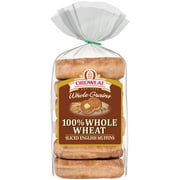 Oroweat 100% Whole Wheat English Muffins, 6 Count, 13.75 oz Bag