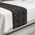 thumbnail image 2 of Floral Bed Runner, Continuous Chamomile Flowers Scene Leaves Simplistic Botany Pattern, Decorative Accent Bedding Scarf for Hotels Homes and Guestrooms, King, Dark Grey and Multicolor, by Ambesonne, 2 of 2