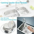 thumbnail image 4 of Toystoory Colador de fregadero, suministros de cocina, más de 500 agujeros, fregaderos, cesta, diseño más pesado, malla ajustada, colector de Accesorios de baño, 4 of 6