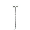 thumbnail image 2 of Inteprter Modelo de luces de ferrocarril, accesorios de jardín, farolas para exteriores 1:87, lámpara de señal LED ligera, decoración de ferrocarril, Artesanía Plata (luz blanca) Inteprter HA064493-01, 2 of 6
