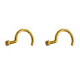thumbnail image 1 of 2X Billiard Table Cue Brass Hook Triangular Frame Stick Hook Pool Holder Pool Table Accessories,2 x Billiard tripod hook,Gold, 1 of 4