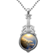 thumbnail image 1 of Orange Sunshine Azul cielo nubes Colgante Joyería Música Guitarra Torque Star Moon Unbranded M, 1 of 3