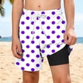 thumbnail image 4 of Guluxicc Boys Swim Trunks with Compression Kids Printed Beach Shorts Summer Quick Dry Bathing Suit Swimsuit with Pockets, 4 of 10