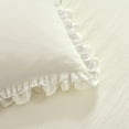 thumbnail image 5 of Lush Decor Ella Parisian Vintage Chic Ruffle Lace Bedspread Neutral 3Pc Set Queen, 5 of 11