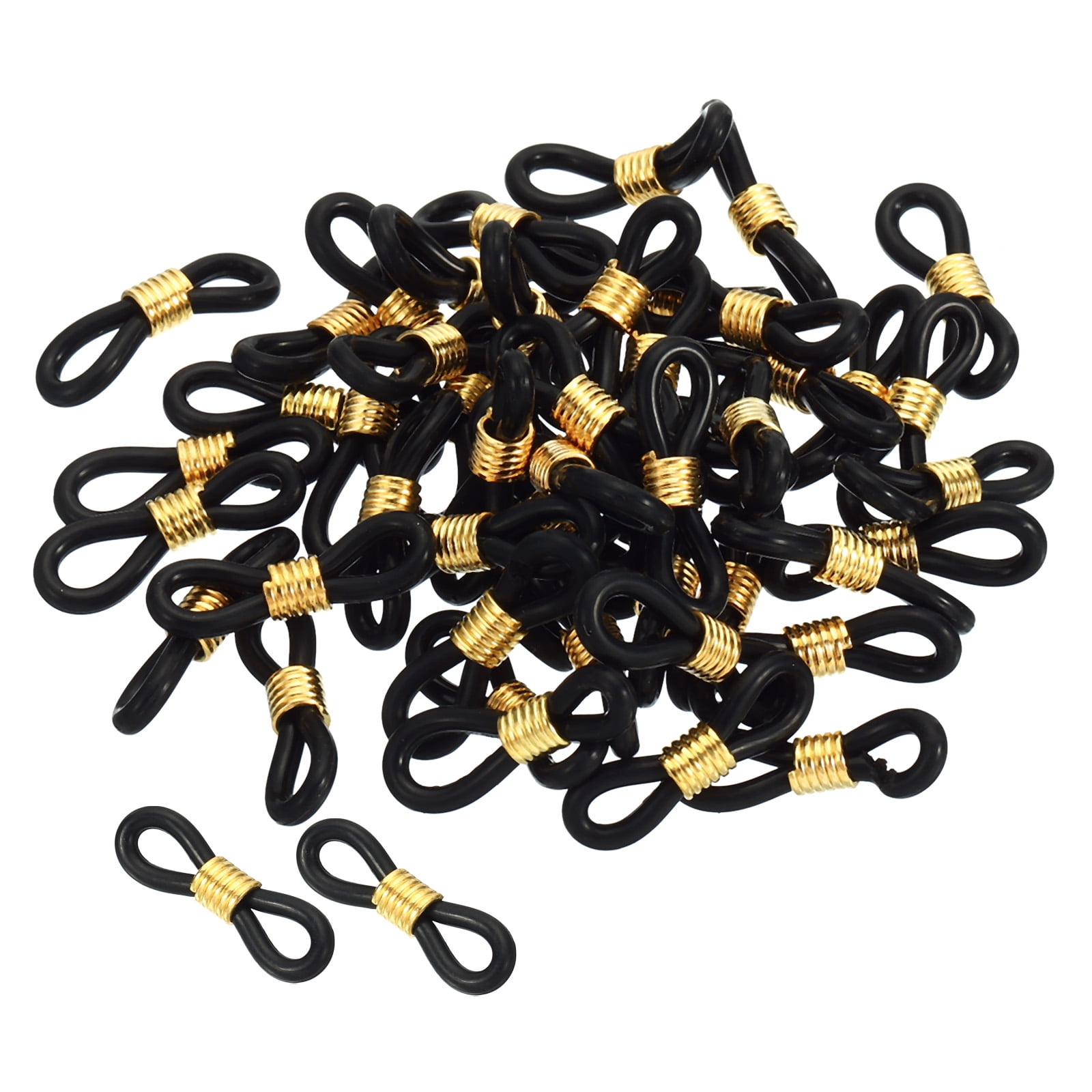 Uxcell Eyeglass Chain Connector Adjustable Anti Slip Rubber Strap