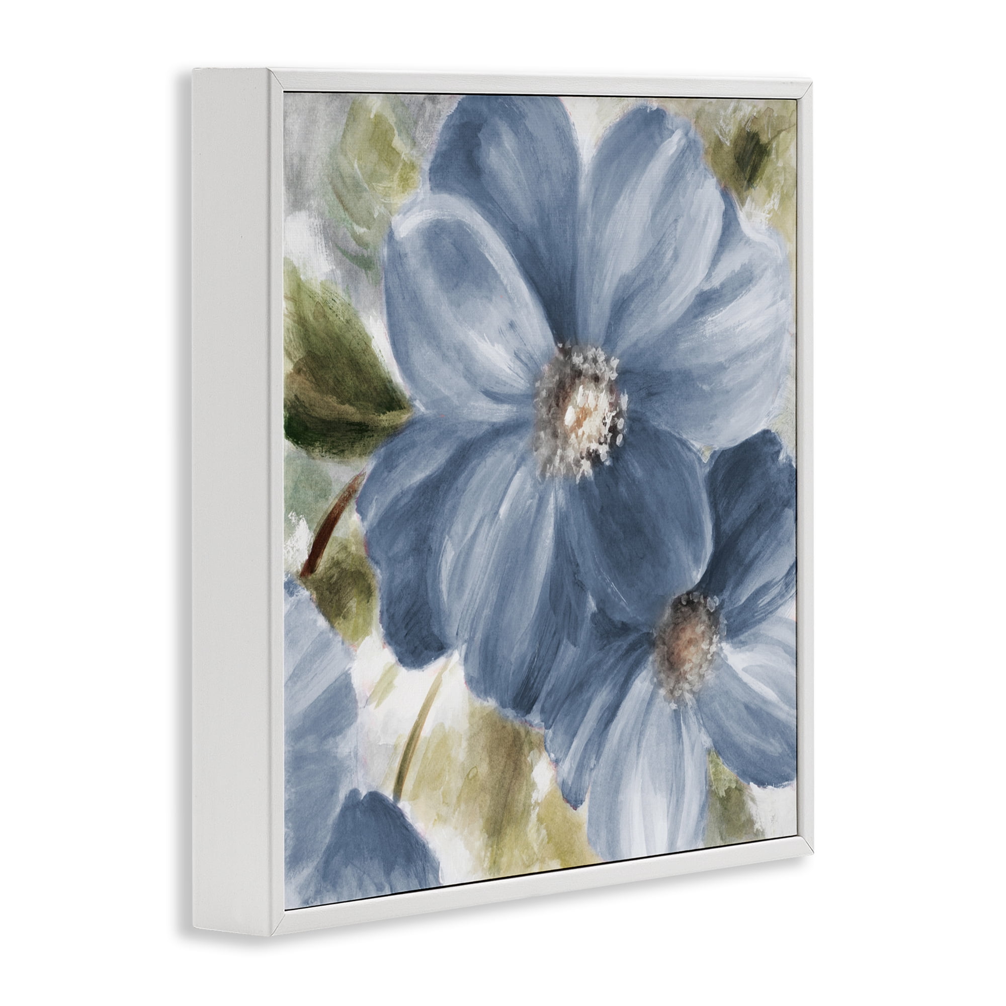 Stupell Industries Walk in Blue Beauty White Framed Giclee Art, design by Lanie Loreth