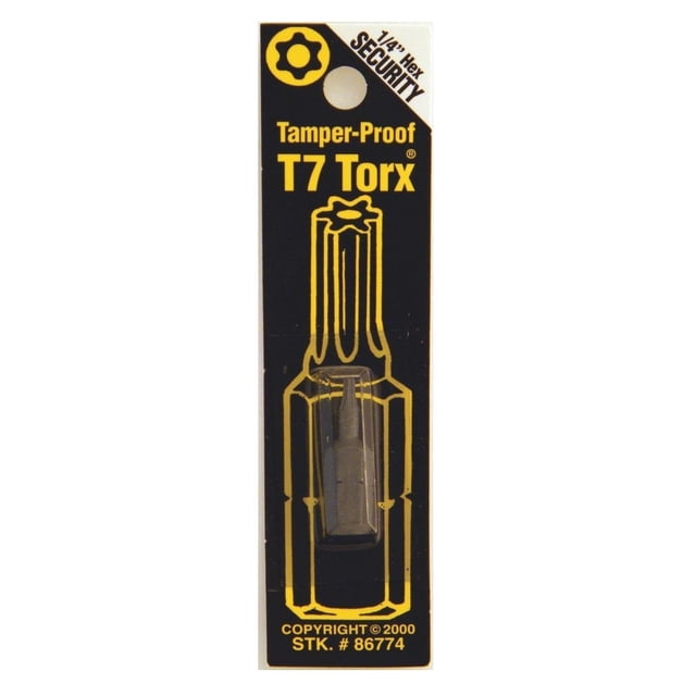 Broca de fijación Best Way Tools 86774 T7 TORX Security