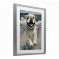 thumbnail image 2 of Stupell Industries Traditional Sunny Paws Dog on Beach Gray Framed Print Under Glass, 13 x 16, by Svetlana Aleynikova, 2 of 8