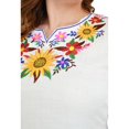 thumbnail image 4 of Vestido bordado Roman Fashion Tallas Extras Blanco 40, 4 of 6