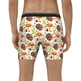 thumbnail image 4 of Disketp Holiday Thanksgiving Turkey Men's Boxer Briefs Men’s Underwear Boxer Briefs for Men, 4 of 7