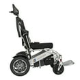 thumbnail image 5 of Fold and Travel Premium Lightweight Folding Electric Wheelchair Power Wheel Chair Powered Mobility Scooter, Silver, 5 of 5