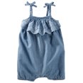 thumbnail image 1 of OshKosh B'gosh Baby Girls' Eyelet Ruffle Romper, 0-3 Months, 1 of 1