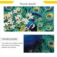 thumbnail image 2 of Dreamtimes Peacock Painting Jigsaw Puzzles 1000 Piece for Adults Large Puzzle Game Challenging Family Puzzle Game for Adults Teens 29.5" x 19.7", 2 of 7