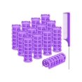 thumbnail image 6 of Hair Rollers for Women,12 Pieces Hair Roller,Plastic Hair Rollers Hair Curlers,Self Grip Rollers with Steel Comb,Rollers Hair Curlers for Hair Hairdressing Styling Tools (Random Color),Topboutique, 6 of 8