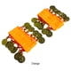 thumbnail image 4 of Inteprter 2 piezas cómodas de llevar traje de danza del vientre muñequeras decoración única exquisita Kits de decoración para fiestas Naranja, 4 of 6