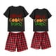 thumbnail image 1 of Pijamas de pareja de Navidad a juego, probador de galletas oficial y panadero, ropa de dormir corta para adultos, 1 of 3