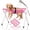 Pink, variant on Dog Bath Hammock,Pet Bath Stand with Grooming Restraint Straps,Station Grooming Table Station for Small to Medium Dogs and Cats Washing