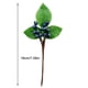 thumbnail image 2 of Artificial Big Leaf Berry Bayas simuladas Decoración Habitación Planta de adorno realista, azul y blanco 5 piezas Yuarrent HA7839-02B, 2 of 6