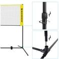 thumbnail image 2 of SONGMICS Badminton Net Set Portable Sports Set for Badminton Tennis Kids Volleyball Pickleball Easy Setup Nylon Net with Poles for Indoor Outdoor Court,10FT, 2 of 7