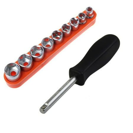 

1/4 Dual-purpose 6.3mm Bottom Hole Connection Handle Rod Wrench Socket Adapter