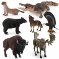 thumbnail image 5 of XIBUFE Wild Animal Model Figures Mini Animal Figurines Decoration Toys for Boys Girls Kids,Forest Animal Figures,Kids Gifts,Educational Toys, 5 of 7
