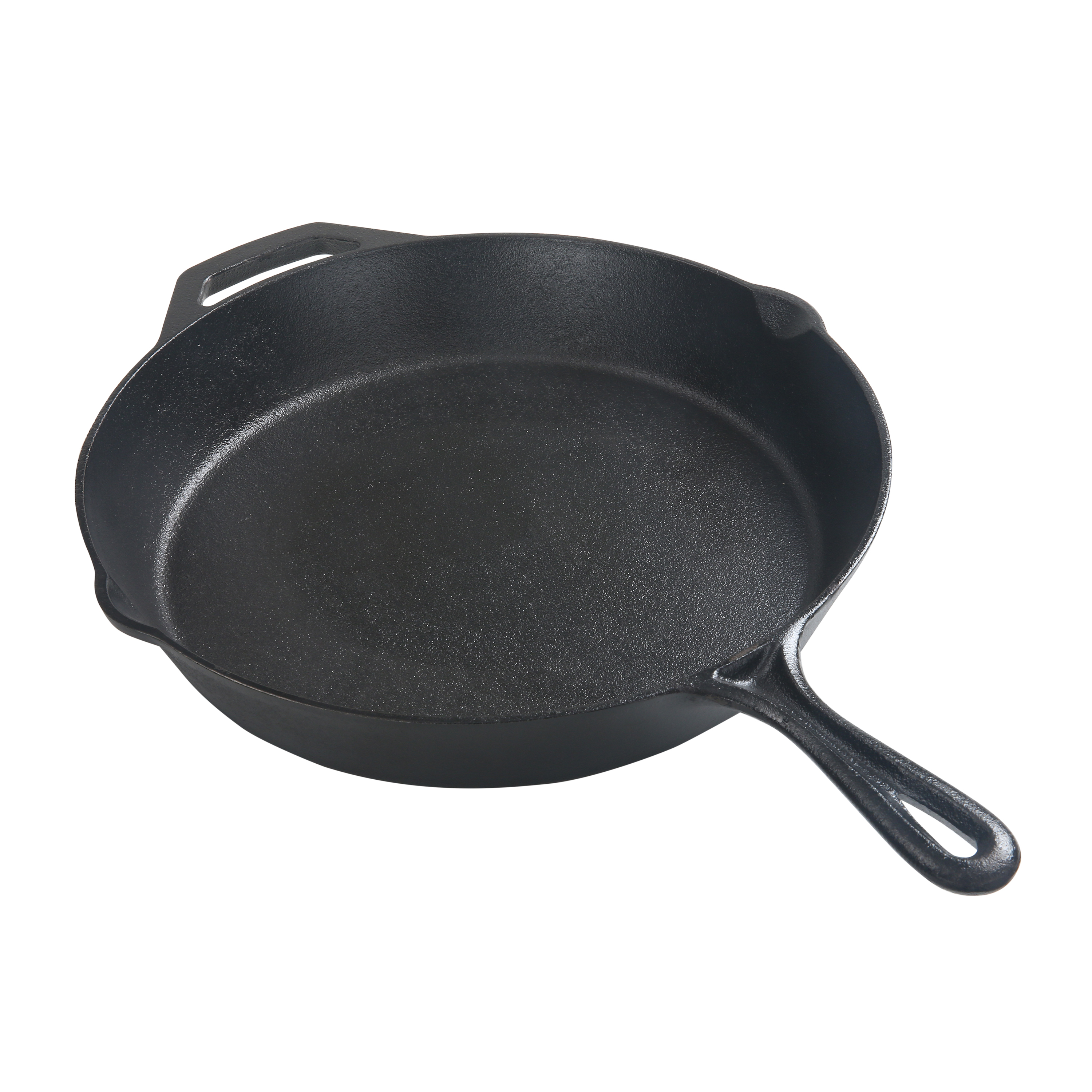 Sartén de hierro fundido pre-sazonado Ozark Trail de 12" con asas 8